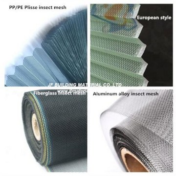 Fiberglass Plisse Window Screen Pleated Window Mesh