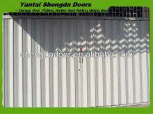 Galanized steel warehouse sliding folding door