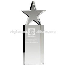 K9 optical crystal star plaque inspirational plaques