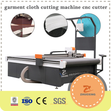 Industrie du vêtement de machine de découpe CNC de tissu