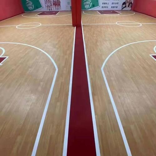 4,5 mm PVC indoor vloeren sportbanen Gym basketballtable tennisbodem