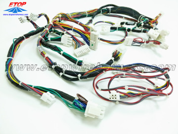 Electrical wiring harness for gaming machine