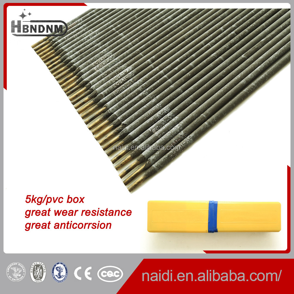 free sample aluminum bronze welding electrode 2.5mm aws ecual-a2 cu237 for pumps, cylinders