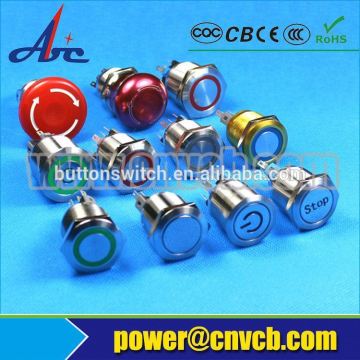 mini push button switch waterproof on off push button switch