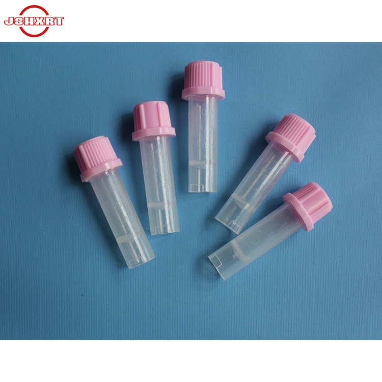 Tubo descartável do teste da coleta do sangue do vácuo Disposable Vacuum Blood Collection Test Tube