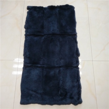 Wholesale rex rabbit plates dyed Rex Rabbit Fur Pelt Plate