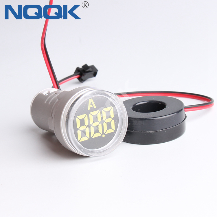 22mm 100A AC RED single phase LED indicator digital electric current ammeter indicator lamp