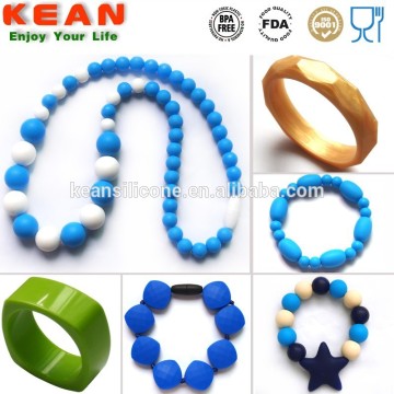 High quality teething baby necklace and baltic amber teething bracelet