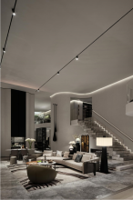 Modular Leather Sofas Oversized Couch with Side table