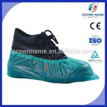 Green Elasticated Disposable LDPE Shoe Cover