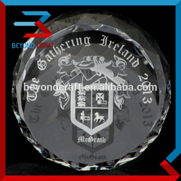 Christmas Decoration Cheap Glass Personalized Paperweight