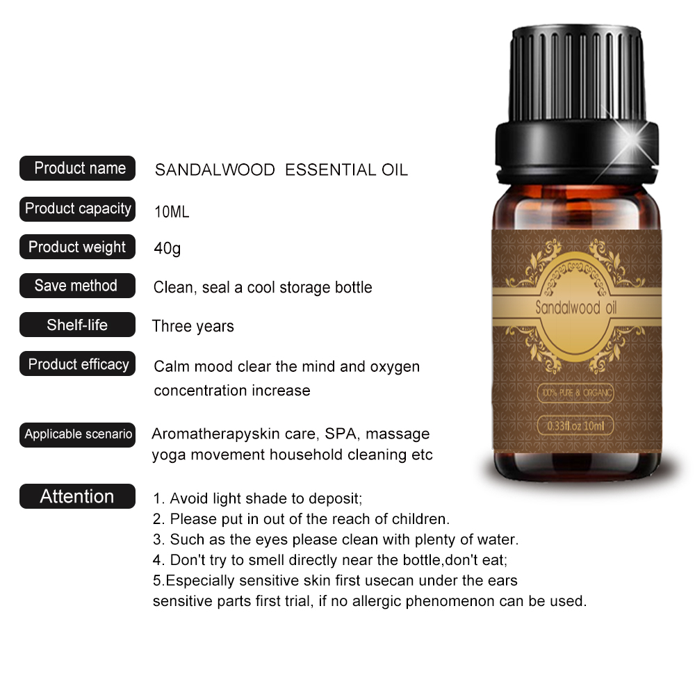 Best Price Purchase Sandalwood Essential Oil 10ml OEM