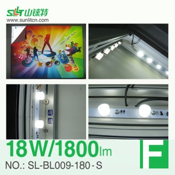 High power LED edge lit modules