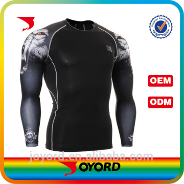 custom made dry fit polyester rash guard