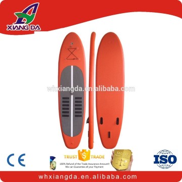 Stand up inflatable wake surf board