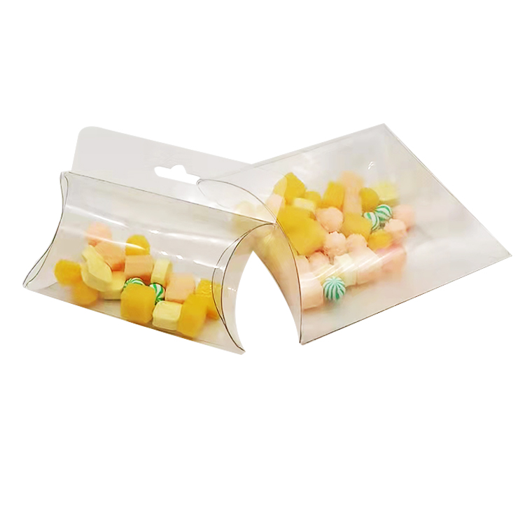 Transparent Plastic Pillow Box Packaging