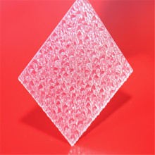 UV resistant PC diamond polycarbonate embossed sheet
