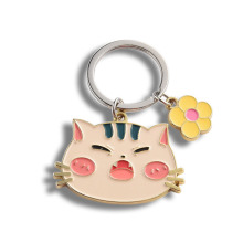 Metal Custom Logo Handcrafted Enamel Anime Keychain