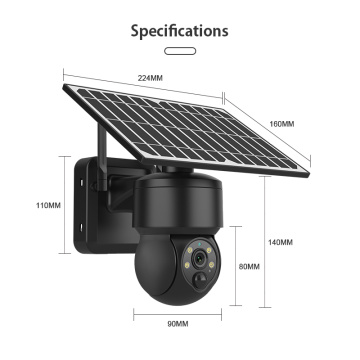 Solar 4G CCTV camera para sa panlabas