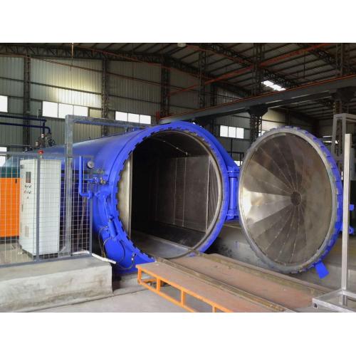 Kaca Laminating Autoclave Pressure Dengan Kontrol Otomatis Plc