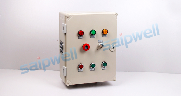 Saipwell New ABS industrial electrical control panel box With Singal Light