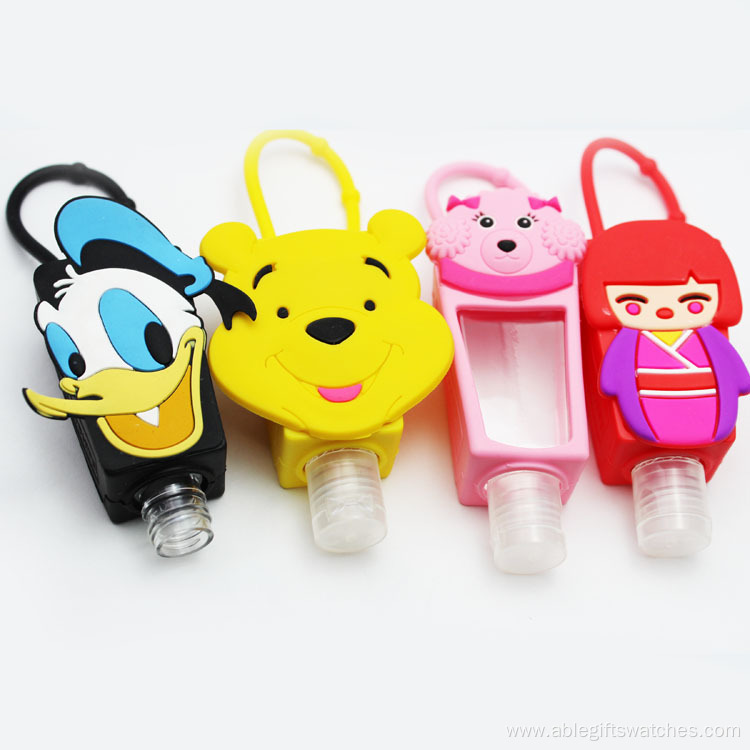 Colorful 3D Cute Perfume Set Silicone sinitizer holder