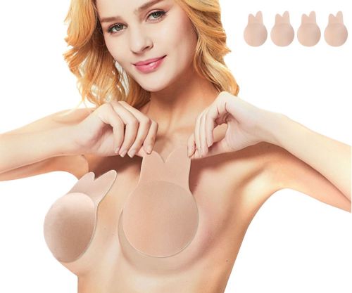 YONHEE Cat Shape Reusable Nipple Cover Lifting Bra