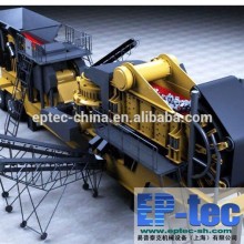 Moveable German technical mobile gravel crusher manufacturer