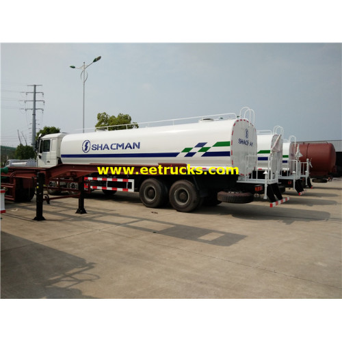 SHACMAN 4000 gallon Xe tải phun nước sạch