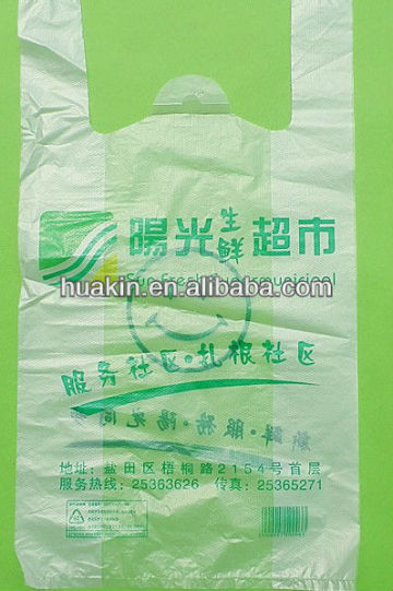 Plastic t-shirt bags