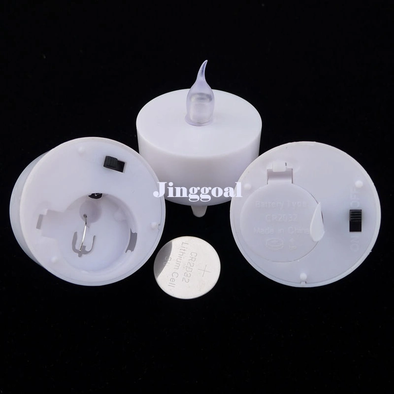 Flameless 2032 Battery Operated Electric LED Tea Light Candle