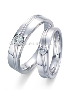 Womens Fashion CZ Wedding Ring Sterling Silver Jewelry Ring