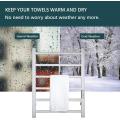 6 Aluminum Wall Mounted Heated Towel Racks