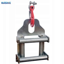 Steel Plate Frame Wire Cable Suspended Roller