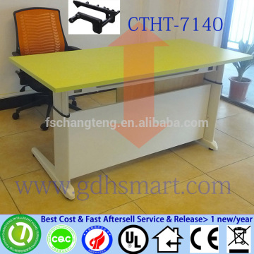 Manual Rocker height adjustable office tables work desks