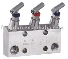 remot mounting 3 valve manifold