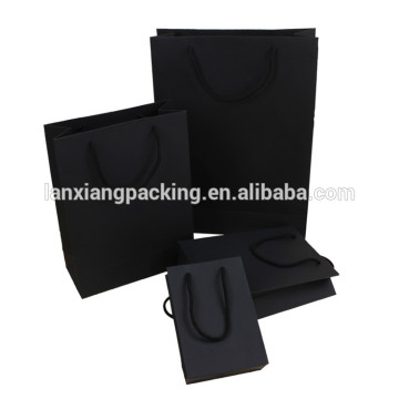 Foldable Reusable Shopping Bag,Black Paper Shopping Bags,Waterproof Folding Shopping Bags