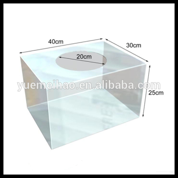 clear acrylic makeup storage box,acrylic display box