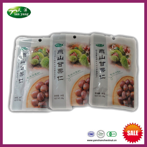 2015 Halal Chinese Peeled Cooked Chestnuts Snack Food