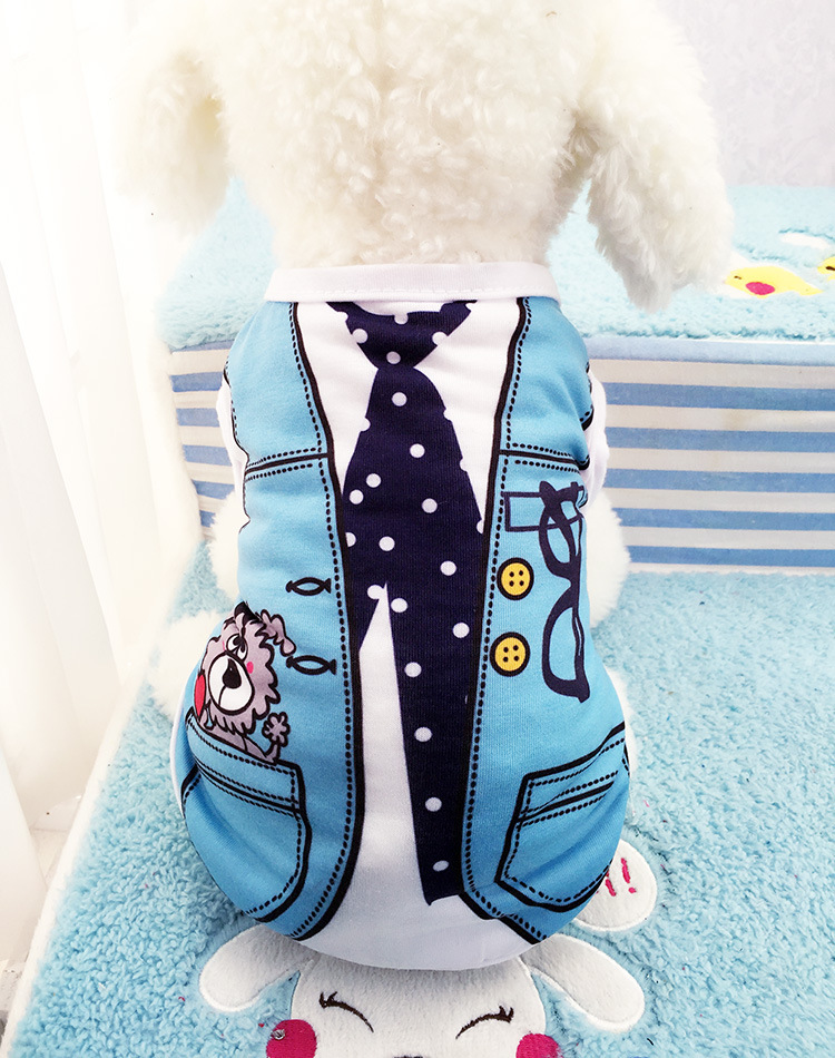 Hot Sale Pet Simulation Sling Vest Mesh Pet Spring Summer Harness Vest Teddy Bichon Pomeranian Dog Clothes Wholesale