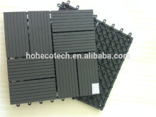 Non-skid patio paver-High density Plastic wood compound deck tiles