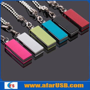 8GB Colorful Metal Mini Smart Key chain usb 2.0 memory flash stick pen drive 8GB