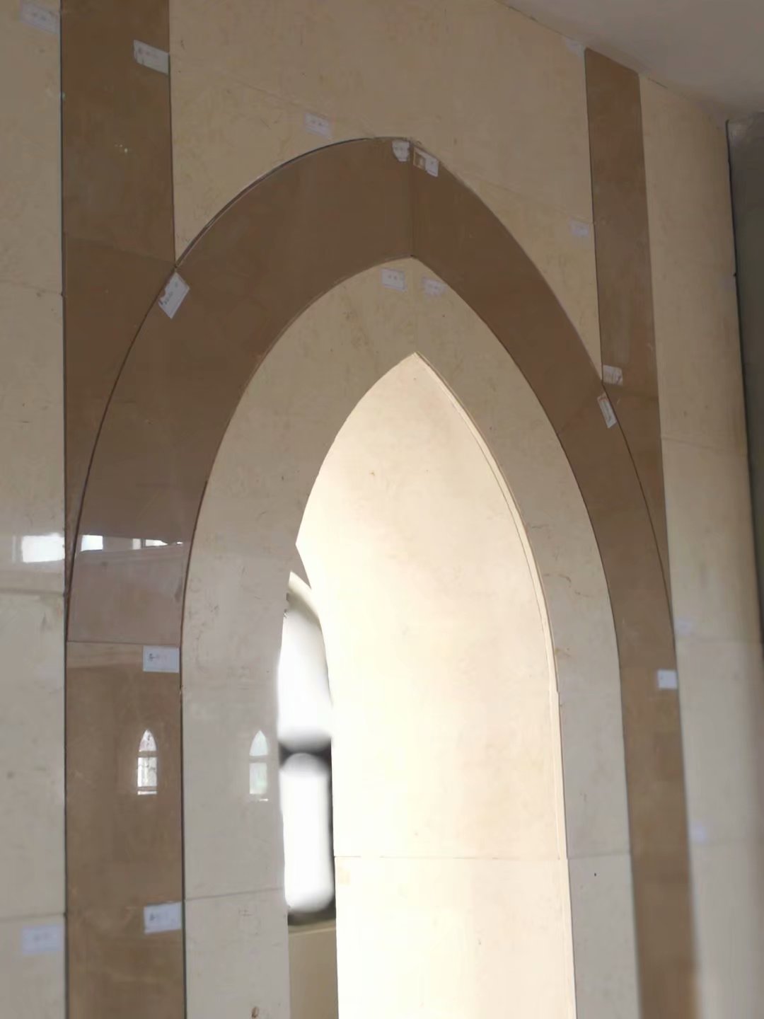 Beautiful view of Islamic Style Marble Penthouse Design