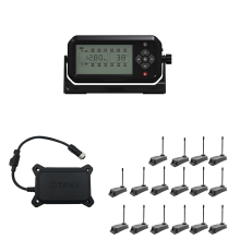 203PSI Trailer TPMS for 16 Wheels/Tires - Bundled Internal & External Sensors for Bus Truck