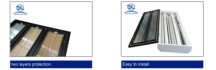 60W Surface Audit Station Inspection Lamps LED IP65 Panel Light for Automobile plant