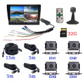 10.1 inch 4 channel vehicle monitor system support Voice control and MP5