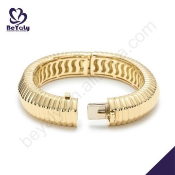 2015 latest fashion jewelry 925 sterling silver fashion fake gold bangle