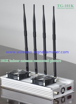 High Power Indoor Rf Gsm Cdma 3g 45watt Dc24v Cellphone Prison Jammer Jammer Tg-101k