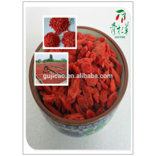 nuevo precio chino de la baya roja de Goji de la estación, paquete pequeño tamaño grande bayas de goji secadas