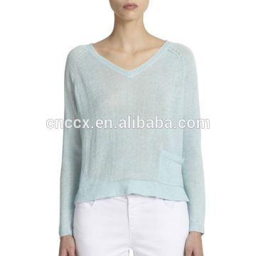 15SHT3120 Linen sweater Spring